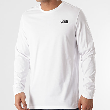 The North Face - Tee Shirt Manches Longues Easy A2TX1 Blanc