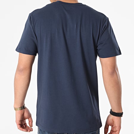 Vans - Tee Shirt Authentic Checker Bleu Marine
