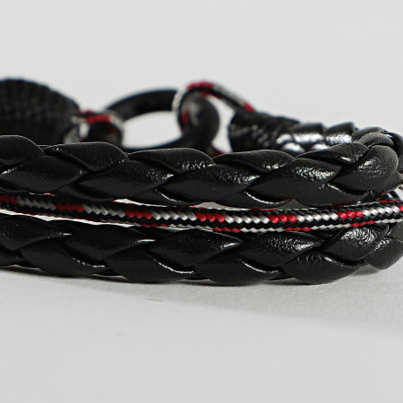 Icon Brand - Bracelet Cord And Effect Noir