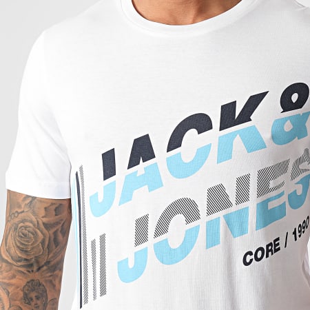 Jack And Jones - Tee Shirt Alpha Blanc