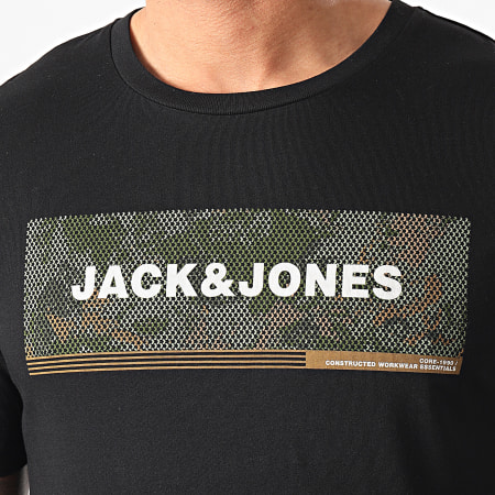 Jack And Jones - Tee Shirt Campa Noir