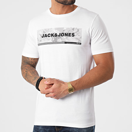 Jack And Jones - Tee Shirt Campa Blanc