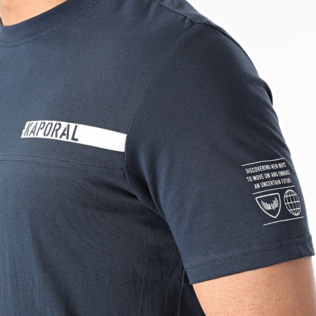 Kaporal - Tee Shirt Devise Bleu Marine