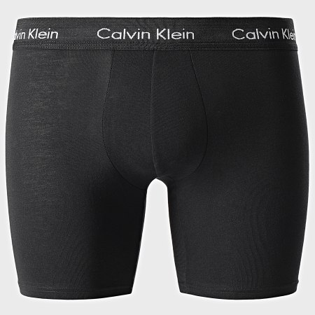 Calvin Klein - Lot De 3 Boxers Cotton Stretch NB1770A Noir