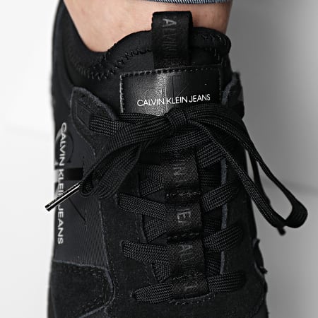 Calvin Klein - Baskets Runner Sock Laceup 0040 Full Black
