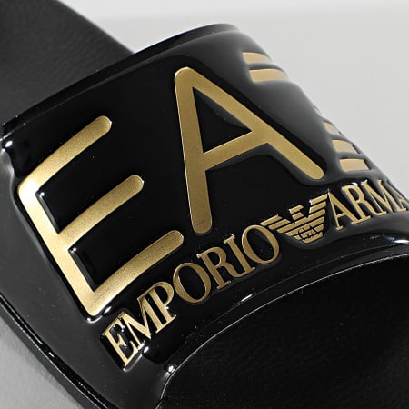 EA7 Emporio Armani - Claquettes XCP001-XCC22 Black Gold