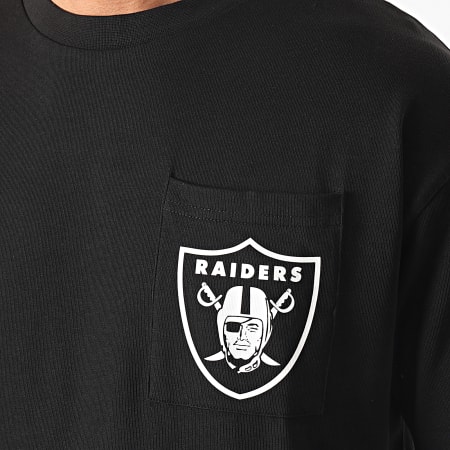 New Era - Tee Shirt Poche Las Vegas Raiders NFL Box Logo 12553287 Noir