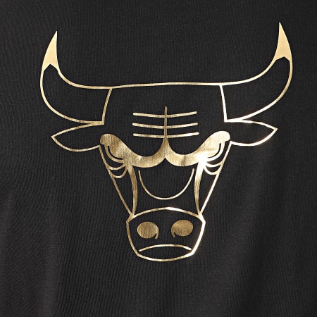 New Era - Tee Shirt Metallic Tee Chicago Bulls 12590868 Noir Doré