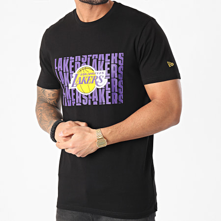 New Era Repeat Los Angeles Lakers Long Sleeve Tee S