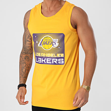 New Era - Débardeur Los Angeles Lakers Team Graphic 12590887 Jaune