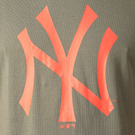 New Era - Tee Shirt New York Yankees Team Logo 12590905 Vert Kaki