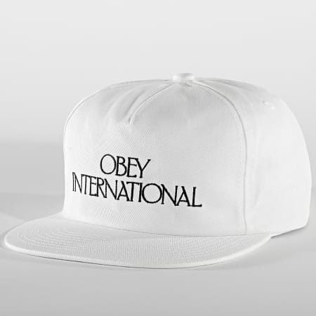 Obey - Casquette Snapback Players Club Blanc
