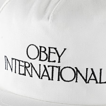 Obey - Casquette Snapback Players Club Blanc