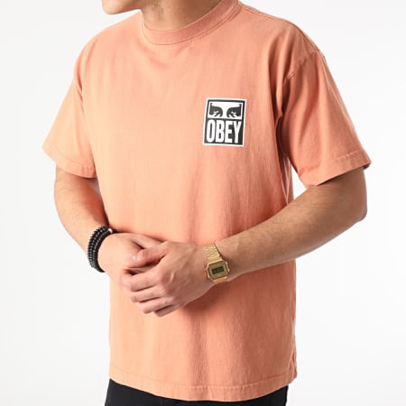 Obey - Tee Shirt Eyes Icon 2 Orange