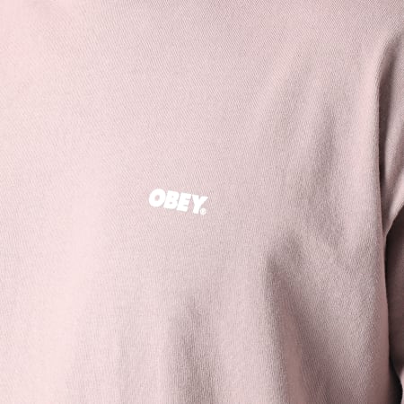 Obey - Tee Shirt Manches Longues Bold Violet