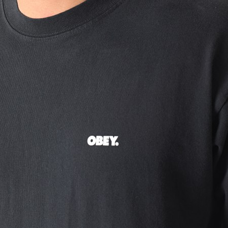 Obey - Tee Shirt Manches Longues Bold 2 Blanc
