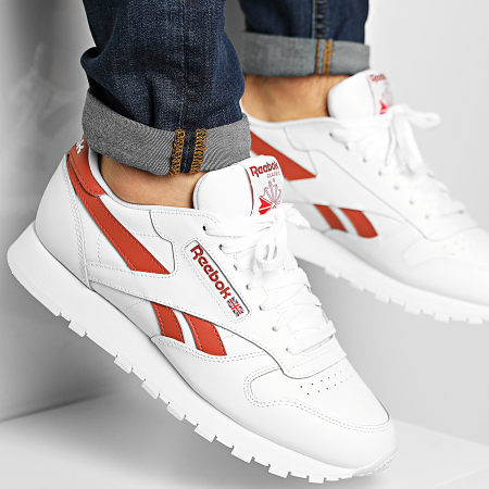 Reebok - Baskets Classic Leather FY9404 White Baked Earth Vector Red