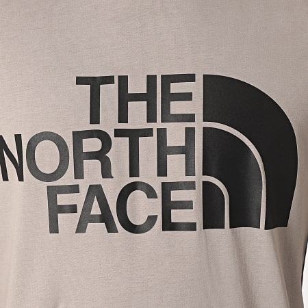The North Face - Tee Shirt Manches Longues Standard A5585VQ8 Gris Taupe