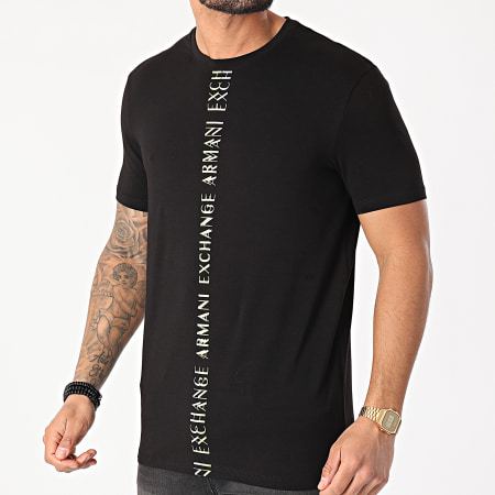 Armani Exchange - Tee Shirt 3KZTFL-ZJEAZ Noir Réfléchissant