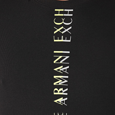 Armani Exchange - Tee Shirt 3KZTFL-ZJEAZ Noir Réfléchissant