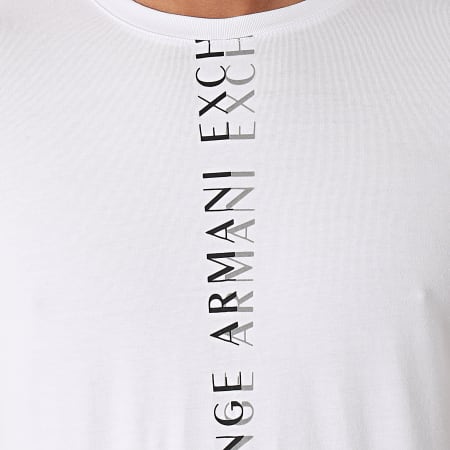 Armani Exchange - Tee Shirt 3KZTFL-ZJEAZ Blanc Réfléchissant