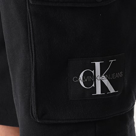 Calvin Klein - Shorts de jogging con insignia de monograma 4676 Black