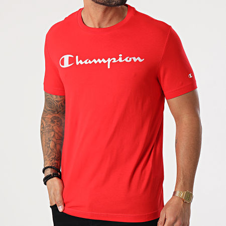 Champion - Tee Shirt 214142 Rouge