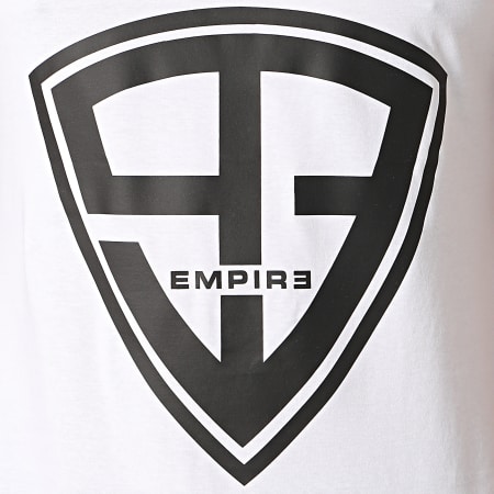 93 Empire - Canotta bianca con logo