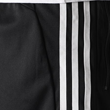 Adidas Sportswear - GM2127 Pantaloncini da jogging con bande, nero
