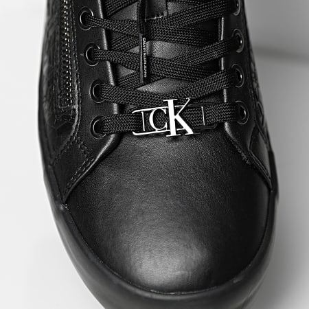 Calvin Klein - Baskets Vulcanized Lace Up Zip 0078 Black