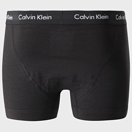 Calvin Klein - Set di 5 boxer in cotone elasticizzato NB2877A nero