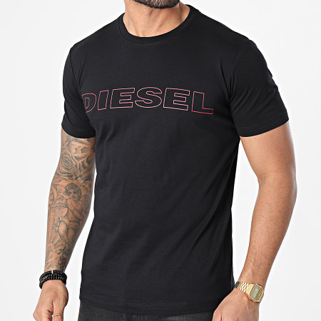 Diesel - Lot De 2 Tee Shirts Jake Noir Blanc