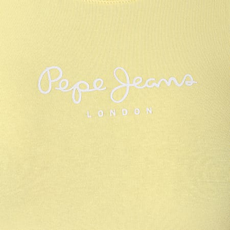 Pepe Jeans - Tee Shirt Femme New Virginia PL502711 Jaune