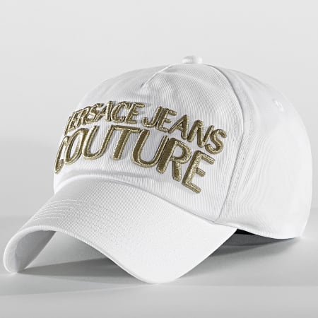 Versace Jeans Couture - Casquette Linea Man E8GWAK10 Blanc Doré