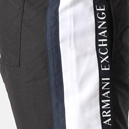 Armani Exchange - Short De Bain A Bandes 953024-1P639 Noir