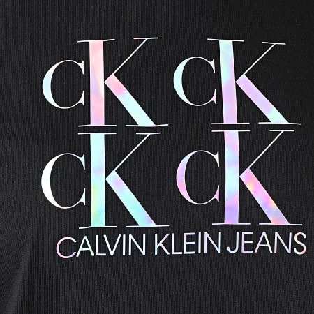 Calvin Klein - Tee Shirt Femme Shine Logo 5637 Noir