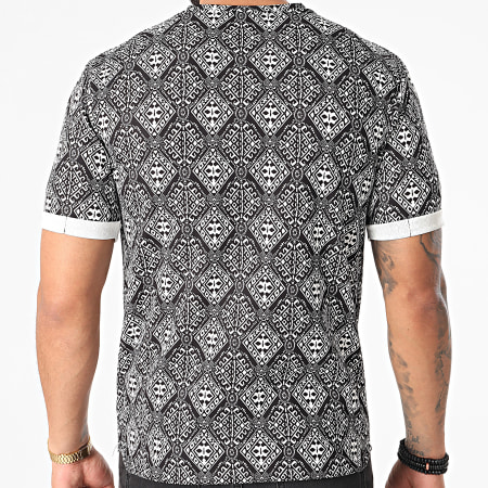 Frilivin - Tee Shirt Oversize A Carreaux 15190 Noir