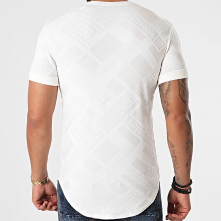 Frilivin - Tee Shirt Oversize Y5450 Ecru