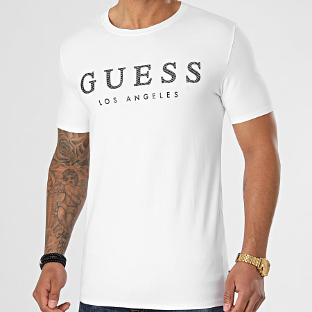 Guess - Tee Shirt M01I54J1300 Blanc