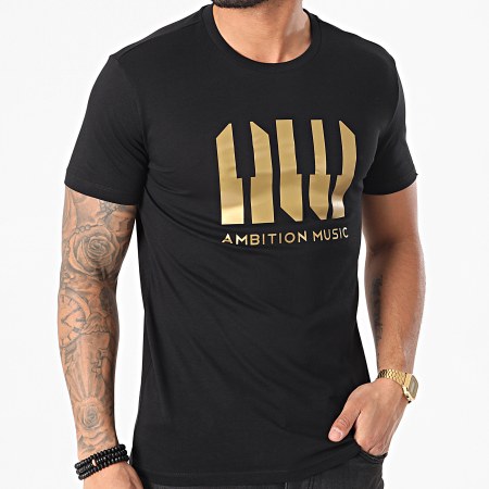 Niro - Ambition Music Camiseta Negro Oro
