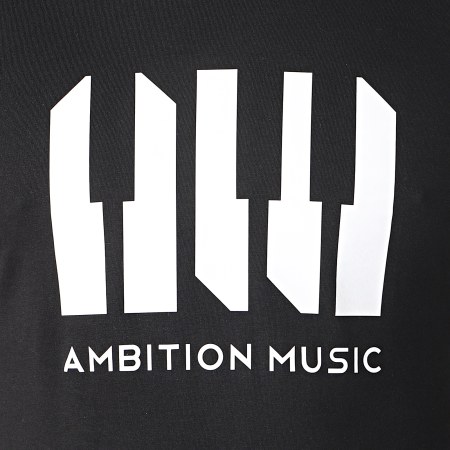 Niro - Tee Shirt Ambition Music Noir Blanc