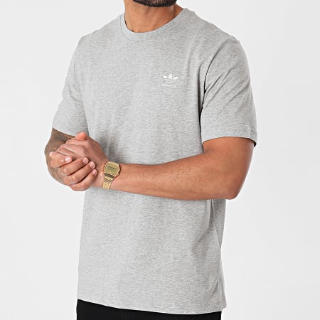 Adidas Originals - Camiseta Essential GN3414 Gris jaspeado