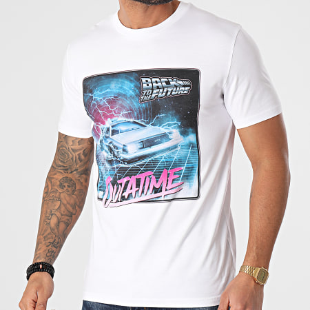 Back To The Future - Tee Shirt Outatime Blanc