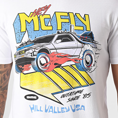 Back To The Future - Tee Shirt McFly Blanc
