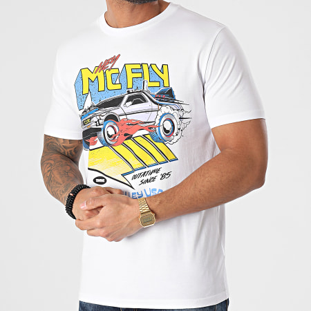 Back To The Future - Tee Shirt McFly Blanc