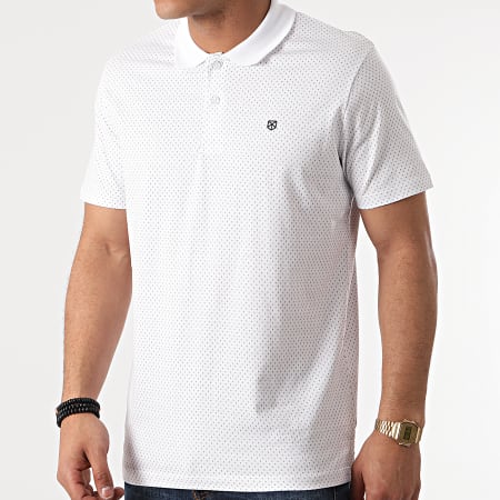 Jack And Jones - Polo Manches Courtes Summer Blanc