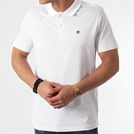 Jack And Jones - Polo Manches Courtes Summer Blanc