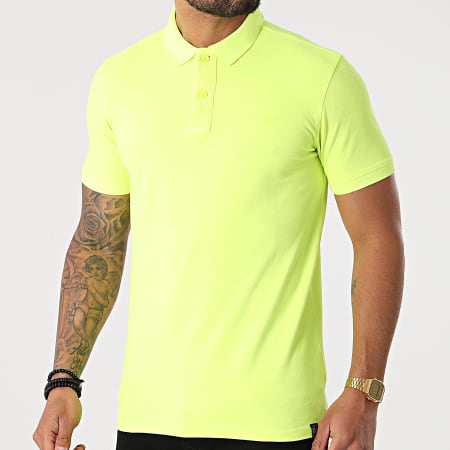 Petrol Industries - Polo Manches Courtes 907 Jaune Fluo