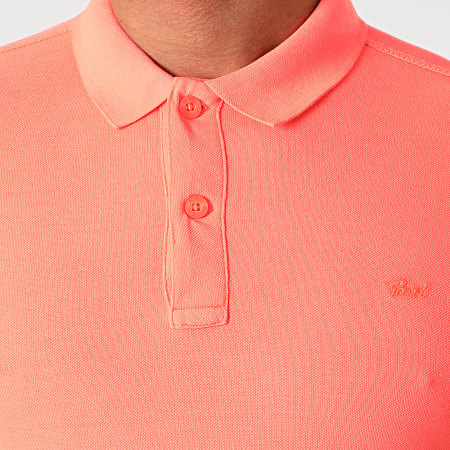 Petrol Industries - Polo Manches Courtes 907 Orange Fluo