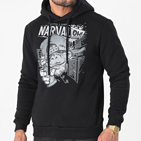 Swift Guad - Sweat Capuche Narval Oh Noir